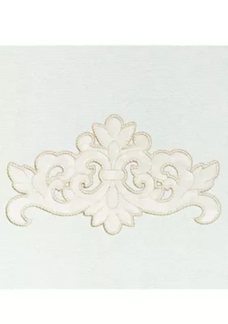 MAY 2PC Embellished Bath Towel Set