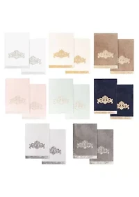 MAY 2PC Embellished Bath Towel Set