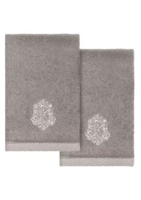 MAY 2PC Embellished Fingertip Towel Set