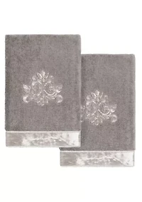 MAY 2PC Embellished Hand Towel Set