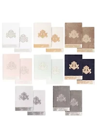 MAY 2PC Embellished Hand Towel Set