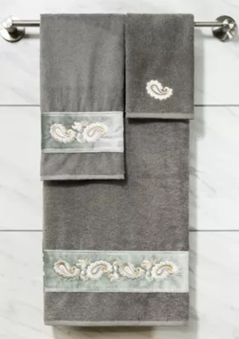 MACKENZIE 4PC Embellished Towel Set