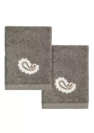 MACKENZIE 2PC Embellished Washcloth Set