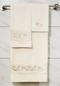 MACKENZIE 2PC Embellished Washcloth Set