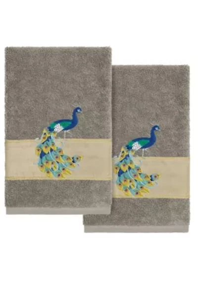 PENELOPE 2PC Embellished Hand Towel Set