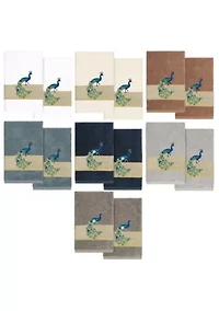 PENELOPE 2PC Embellished Hand Towel Set