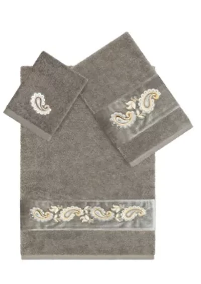MACKENZIE 3PC Embellished Towel Set