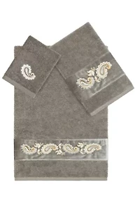 MACKENZIE 3PC Embellished Towel Set