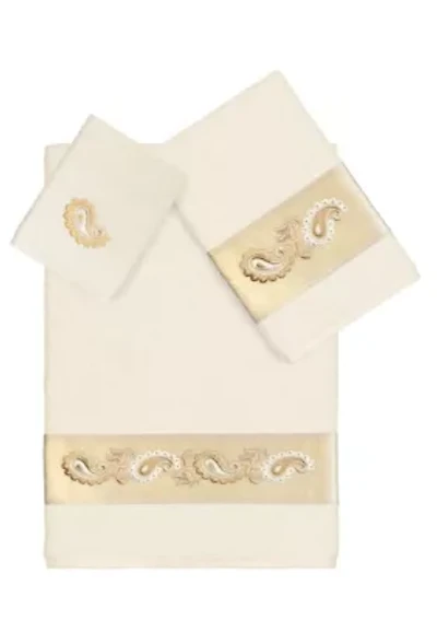 MACKENZIE 3PC Embellished Towel Set