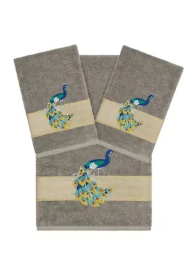 PENELOPE 3PC Embellished Towel Set