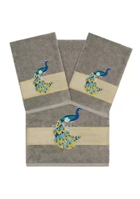 PENELOPE 3PC Embellished Towel Set