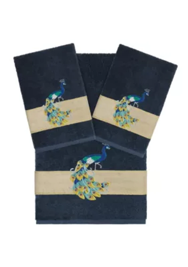 PENELOPE 3PC Embellished Towel Set