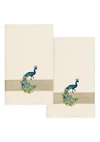 PENELOPE 2PC Embellished Bath Towel Set