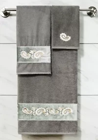 MACKENZIE 2PC Embellished Hand Towel Set
