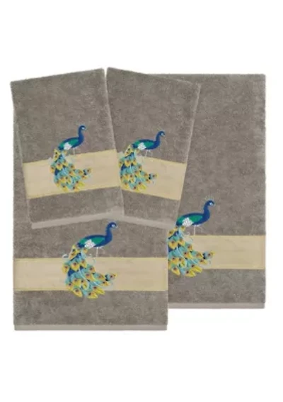 PENELOPE 4PC Embellished Towel Set