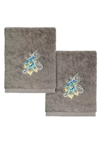 PENELOPE 2PC Embellished Washcloth Set