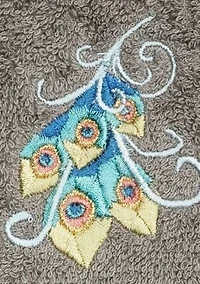 PENELOPE 2PC Embellished Washcloth Set