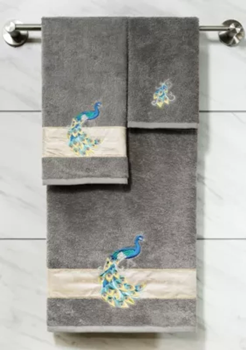 PENELOPE 2PC Embellished Washcloth Set