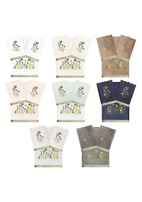 HADA 3PC Embellished Towel Set