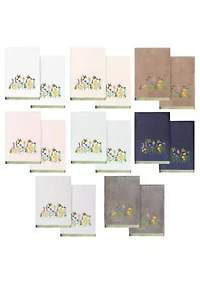 HADA 2PC Embellished Bath Towel Set