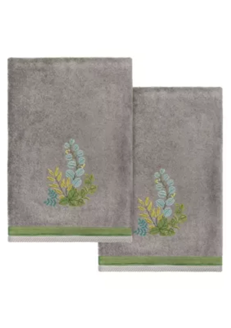 BOTANICA 2PC Embellished Bath Towel Set