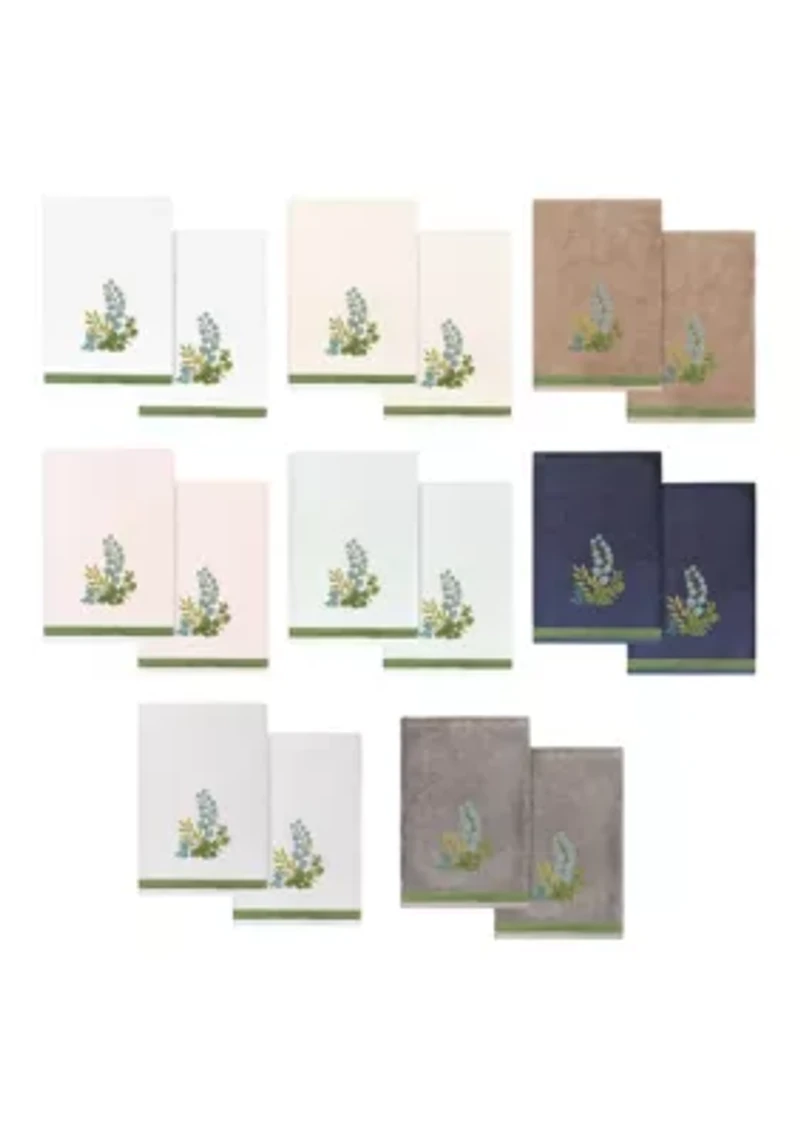 BOTANICA 2PC Embellished Bath Towel Set