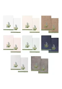 BOTANICA 2PC Embellished Bath Towel Set