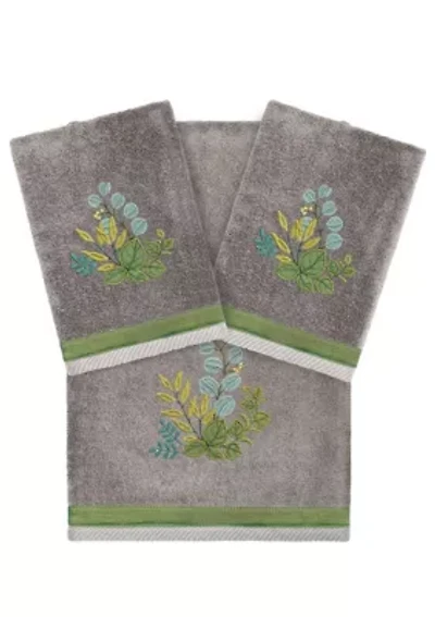 BOTANICA 3PC Embellished Towel Set