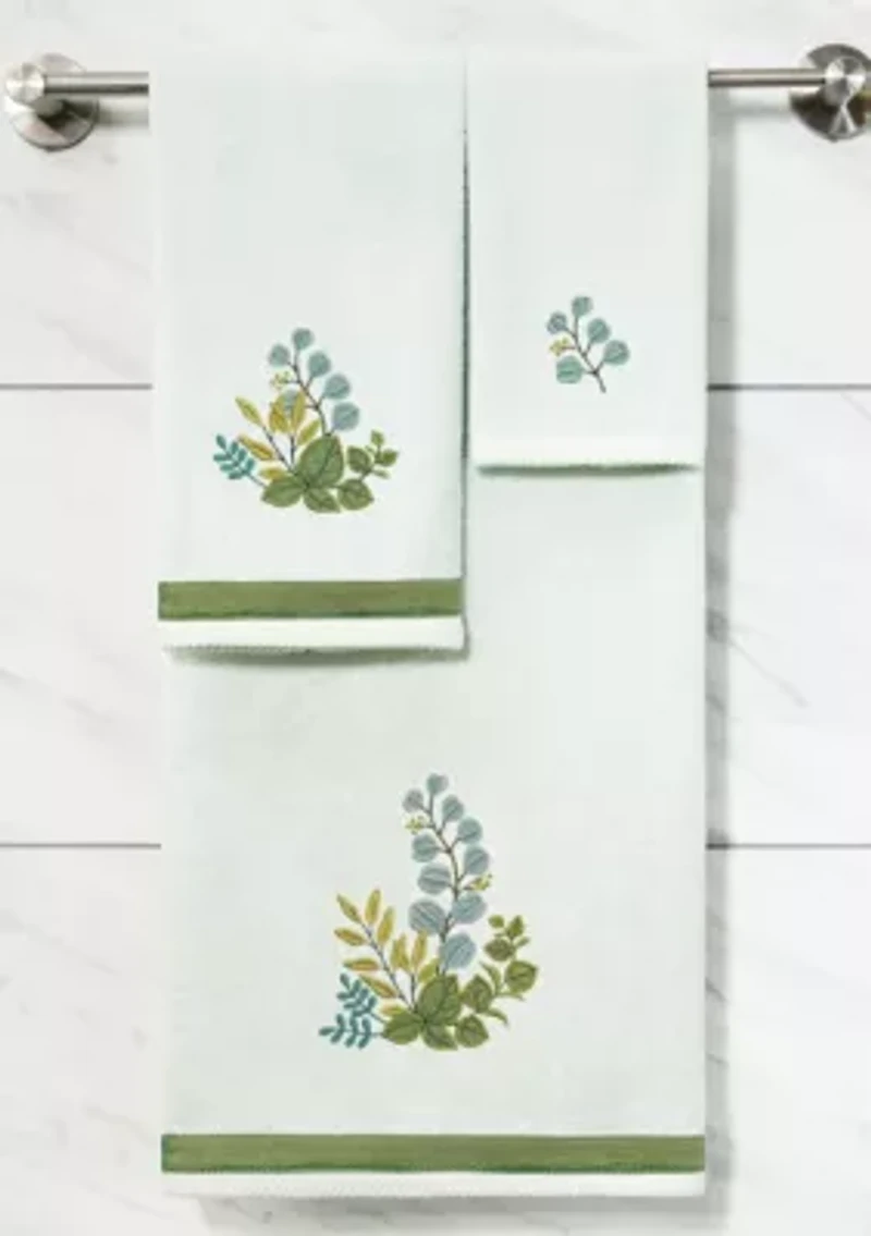 BOTANICA 3PC Embellished Towel Set