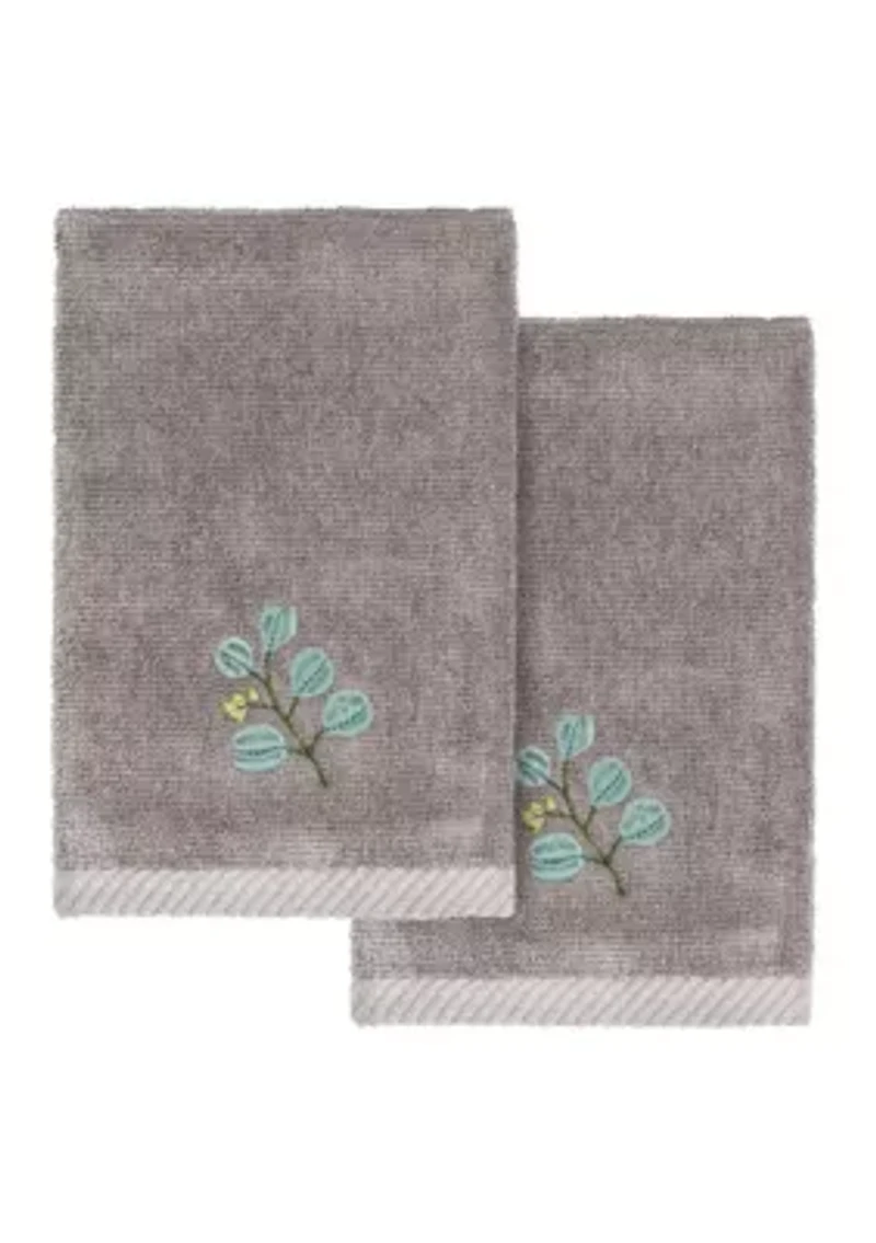 BOTANICA 2PC Embellished Fingertip Towel Set