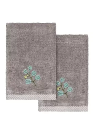BOTANICA 2PC Embellished Fingertip Towel Set