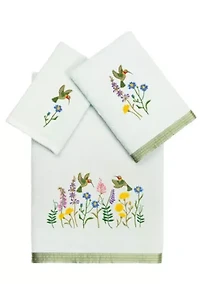 HADA 3PC Embellished Towel Set