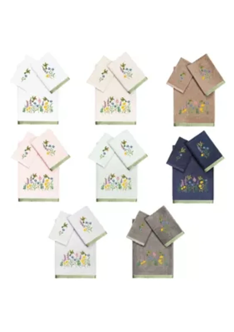 HADA 3PC Embellished Towel Set