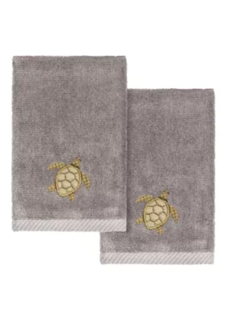 TORTUGA 2PC Embellished Fingertip Towel Set