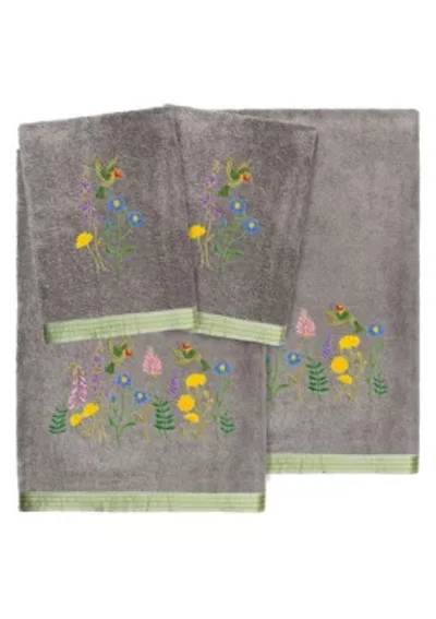 HADA 4PC Embellished Towel Set