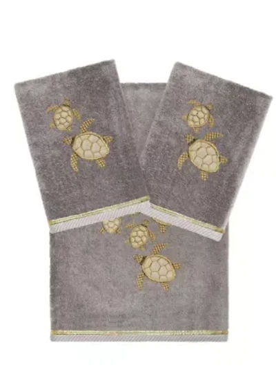 TORTUGA 3PC Embellished Towel Set