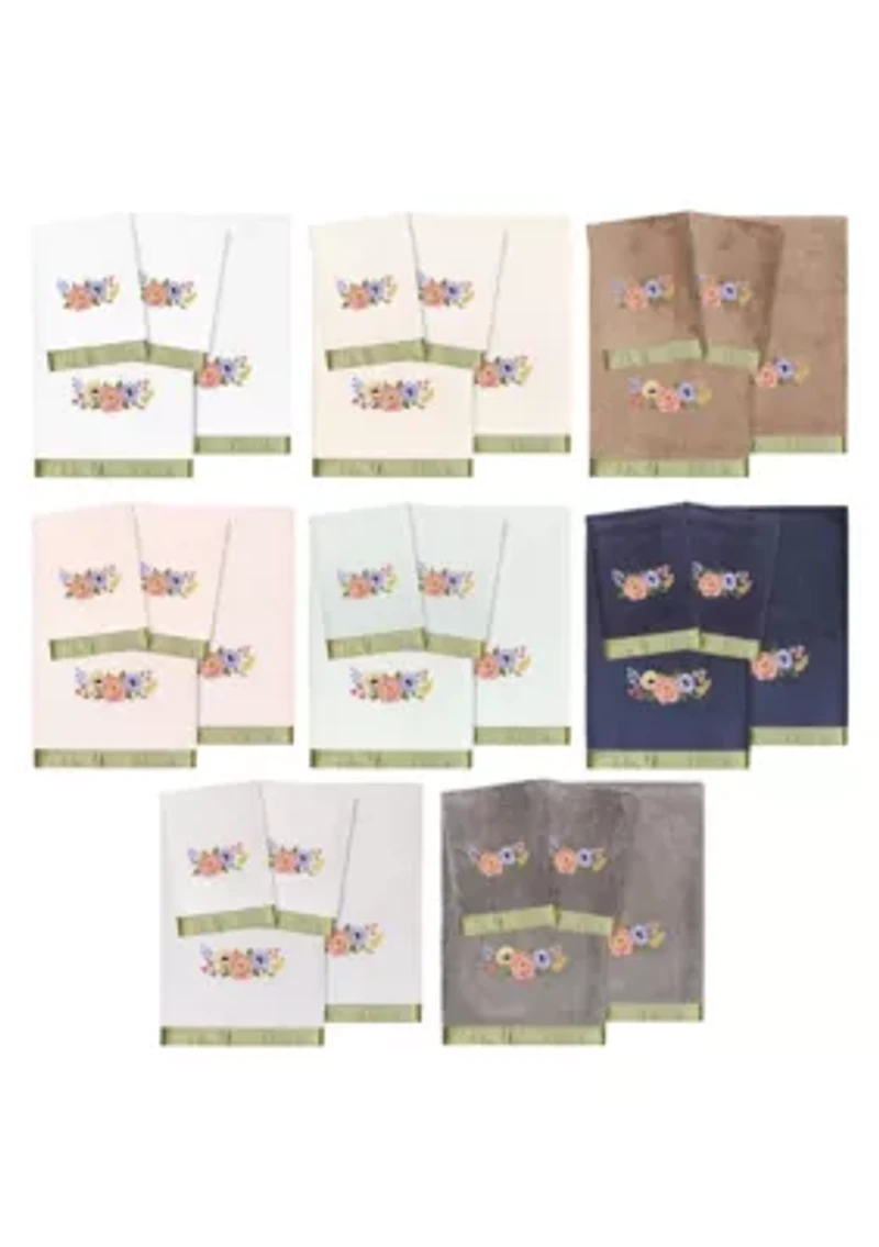 VERANO 4PC Embellished Towel Set