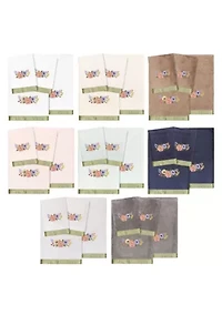 VERANO 4PC Embellished Towel Set