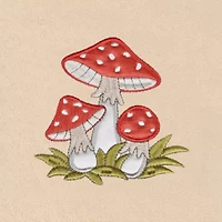 SPRING MUSHROOMS Hand Towels (Set of 2)