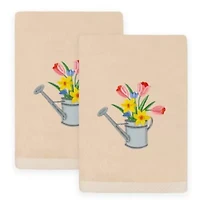 SPRING WATERING CAN Hand Towels (Set of 2)