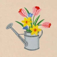SPRING WATERING CAN Hand Towels (Set of 2)