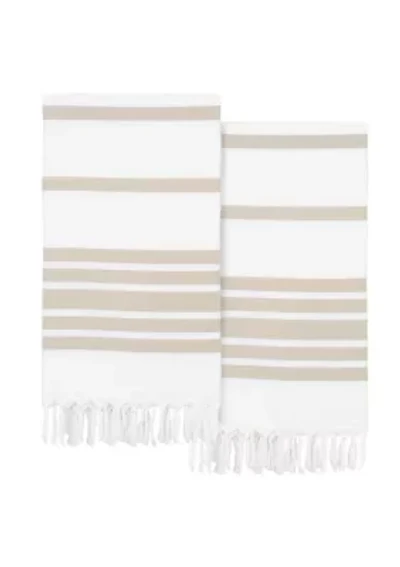 Herringbone Pestemal Beach Towel (Set of 2)