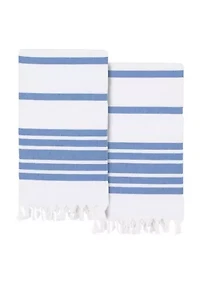Herringbone Pestemal Beach Towel (Set of 2)