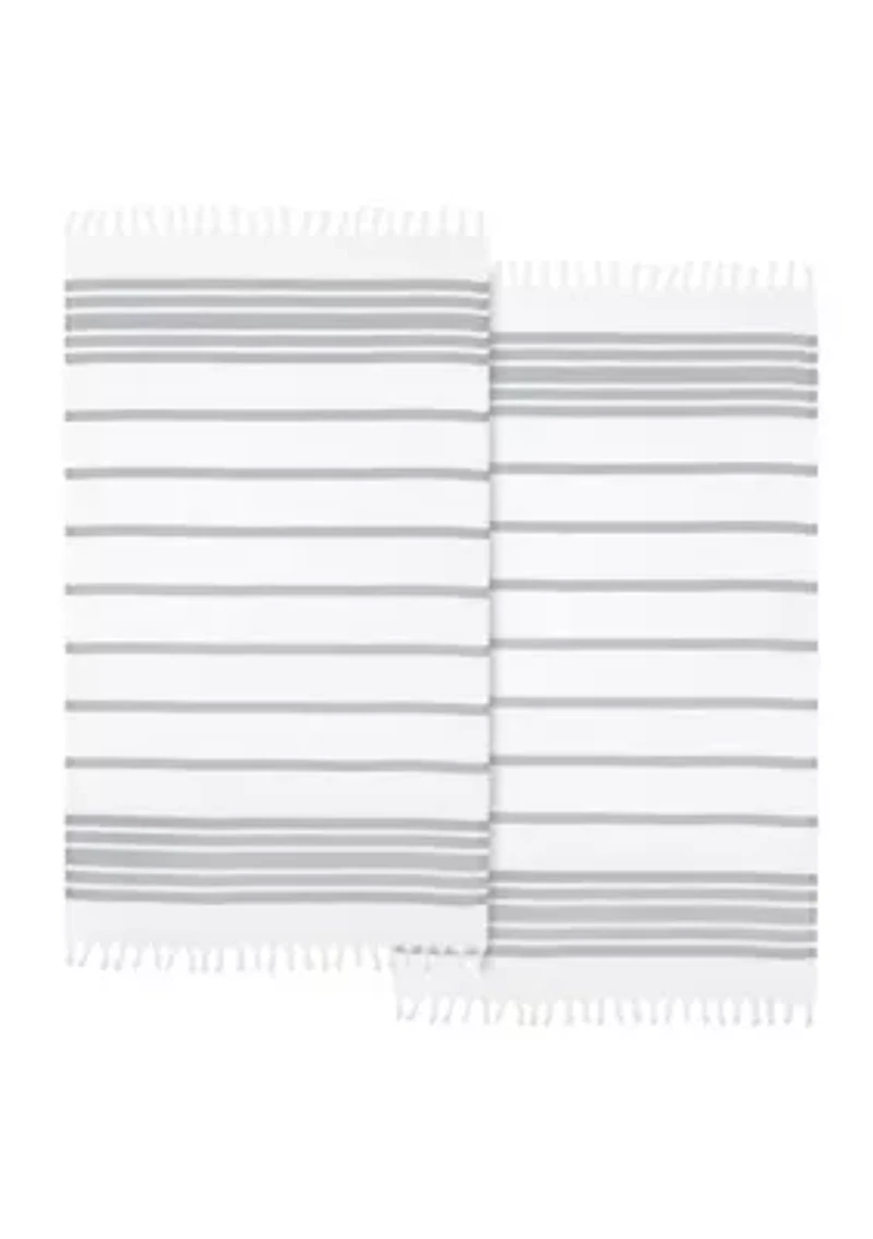 Herringbone Pestemal Beach Towel (Set of 2)