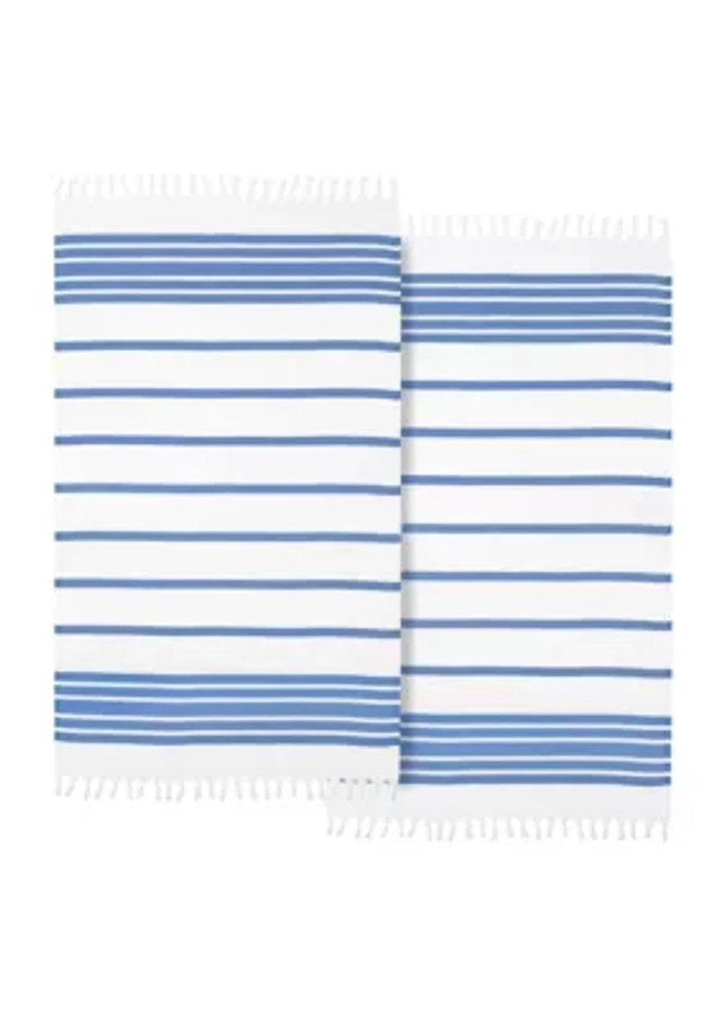 Herringbone Pestemal Beach Towel (Set of 2)