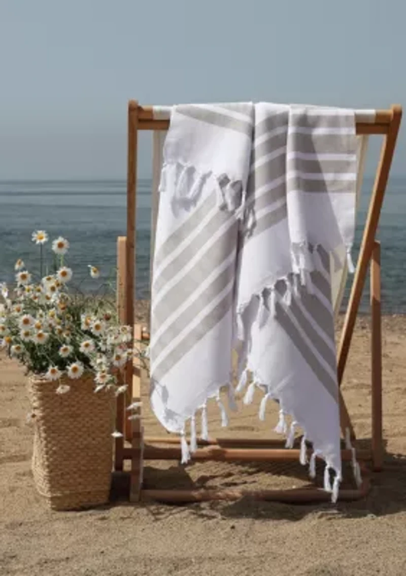Herringbone Pestemal Beach Towel (Set of 2)