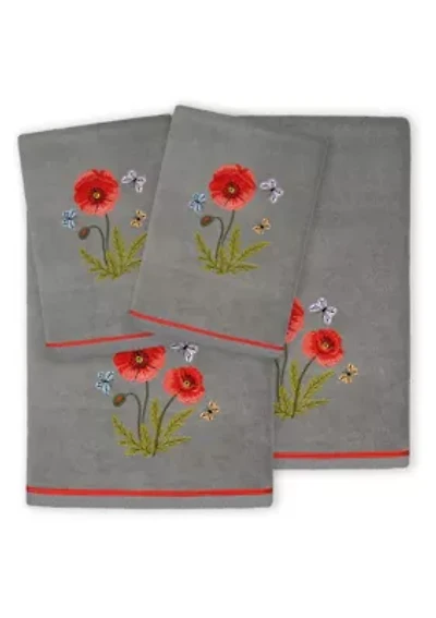 POLLY 4PC Embellished Towel Set