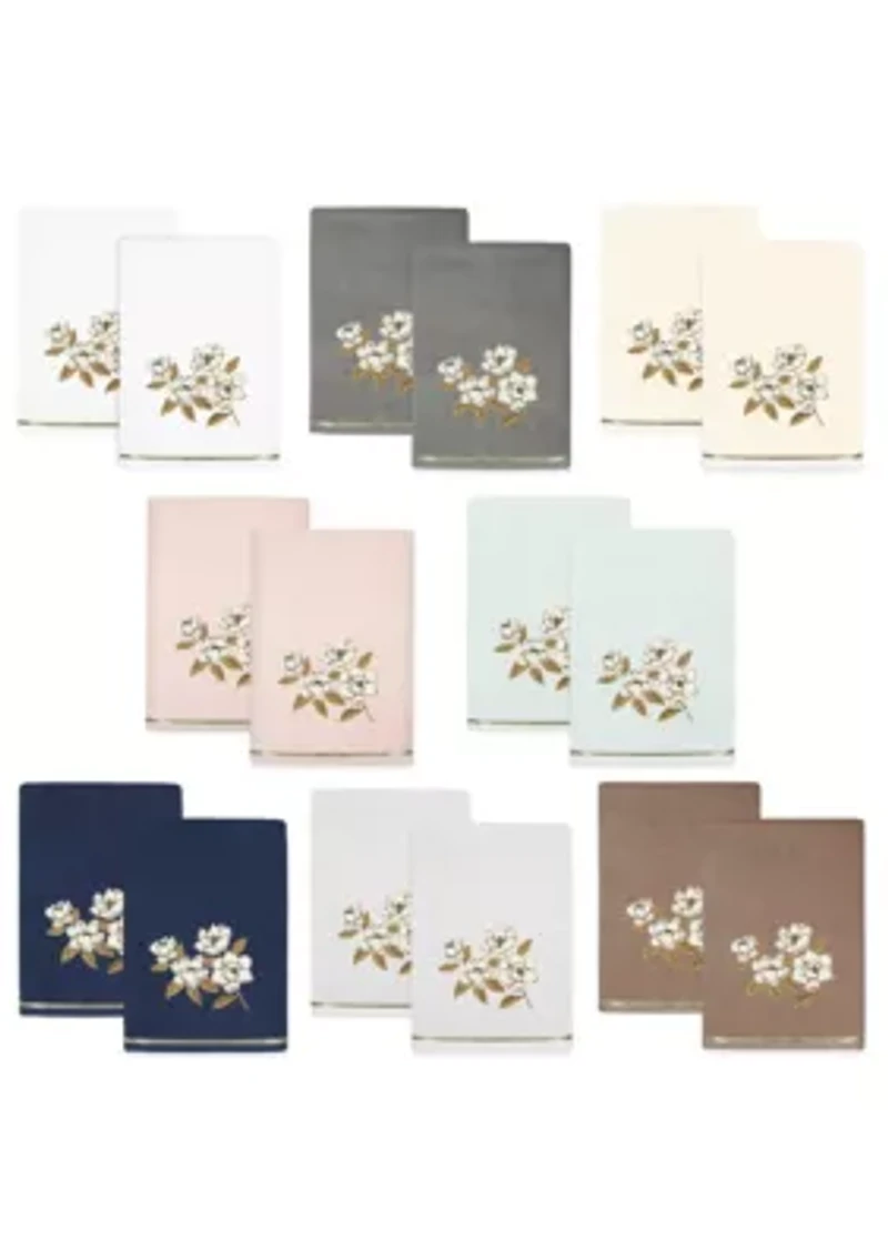 MAGGIE 2PC Embellished Bath Towel Set