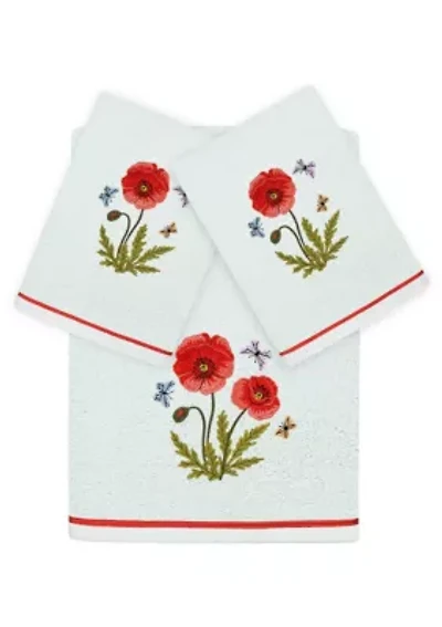 POLLY 3PC Embellished Towel Set