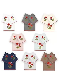 POLLY 3PC Embellished Towel Set